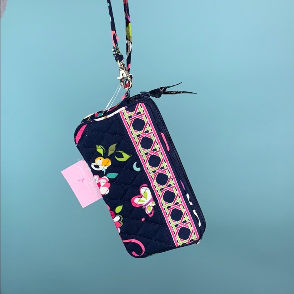 NWT Vera Bradley Wristlet - Breast Cancer Print